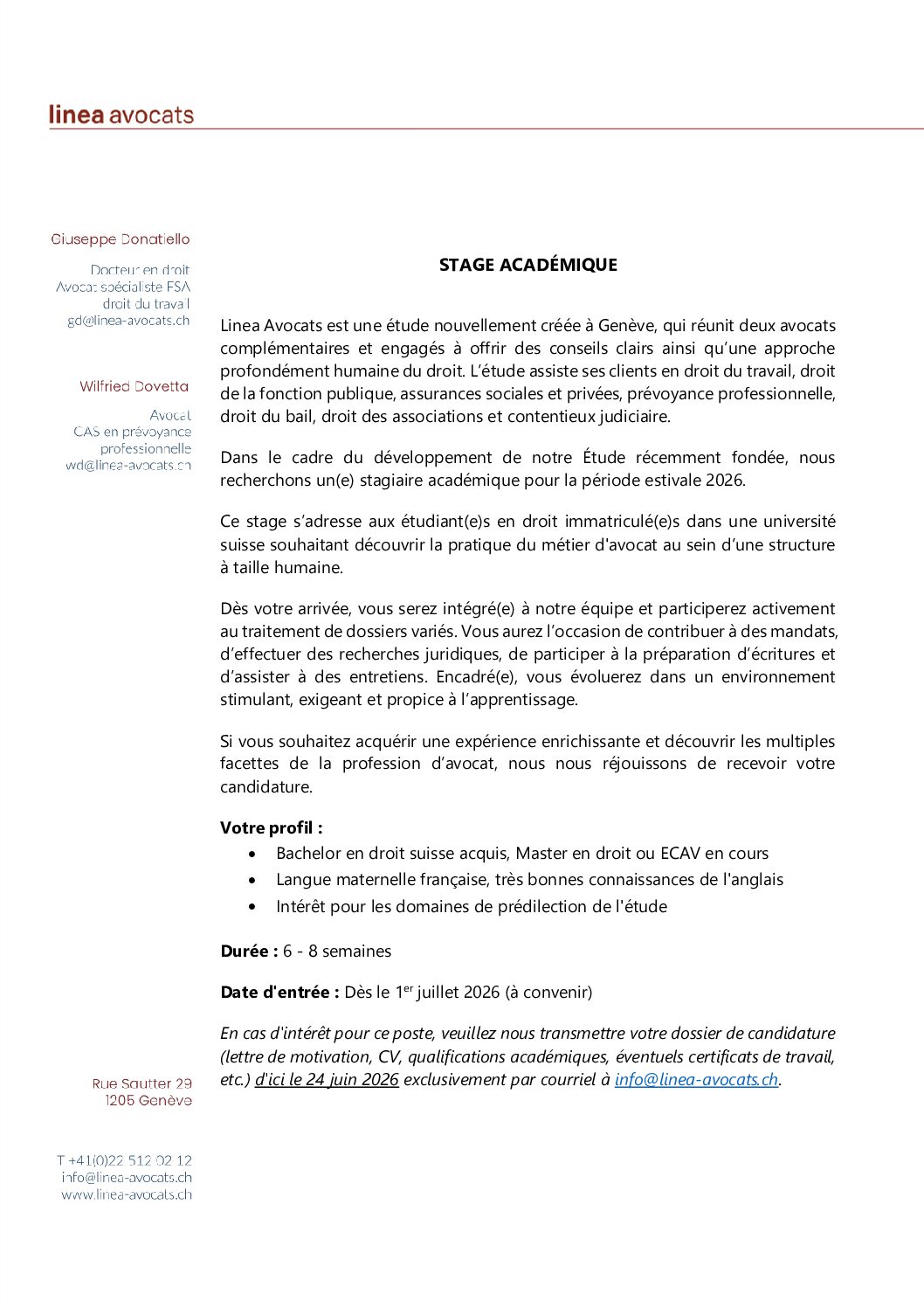 stage_ete_etudiant_e_droit_2026 stage d'été 2026 pour un/e étudiant/e en droit chez linea avocats